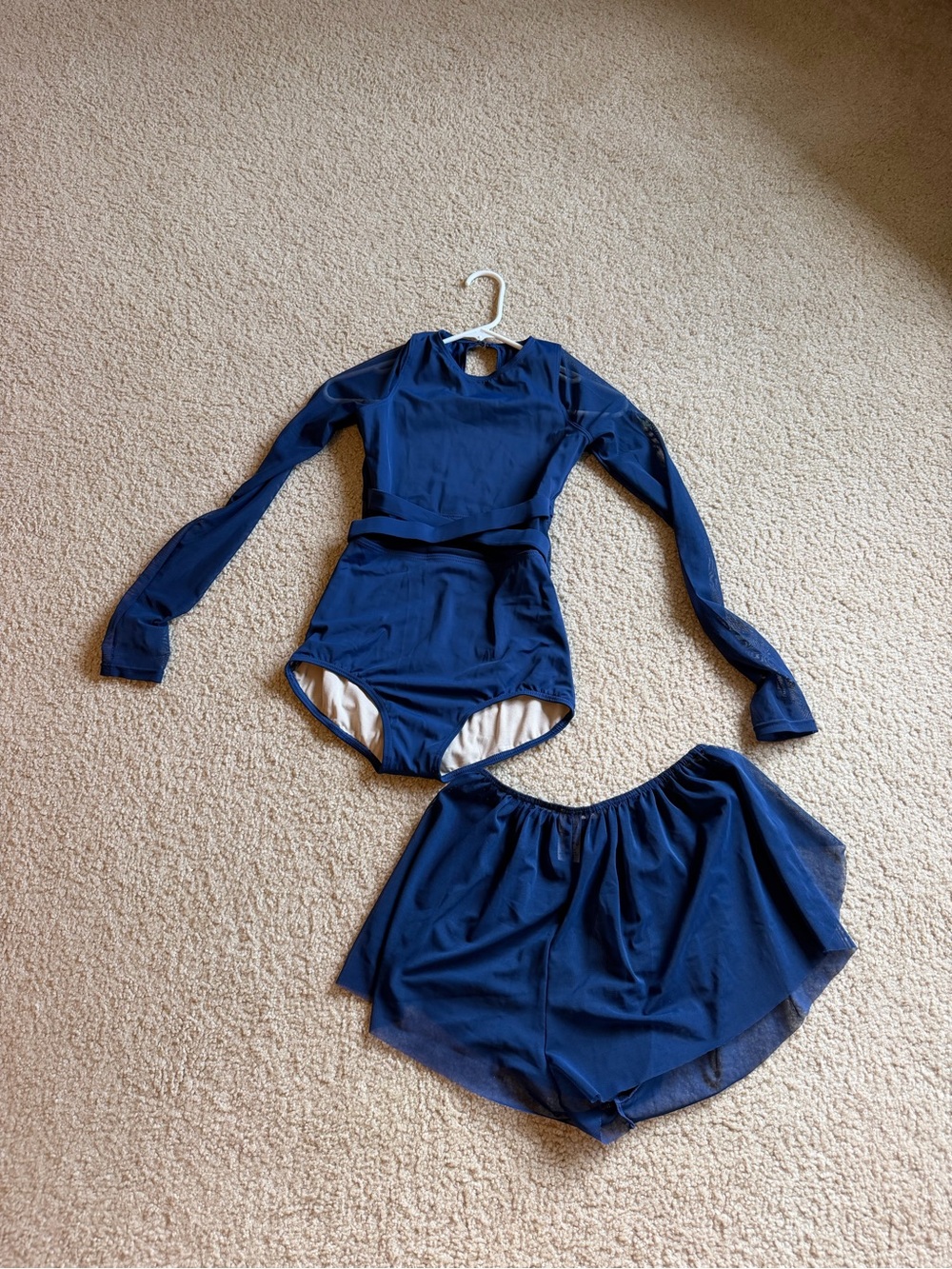 Navy small adult dance costume